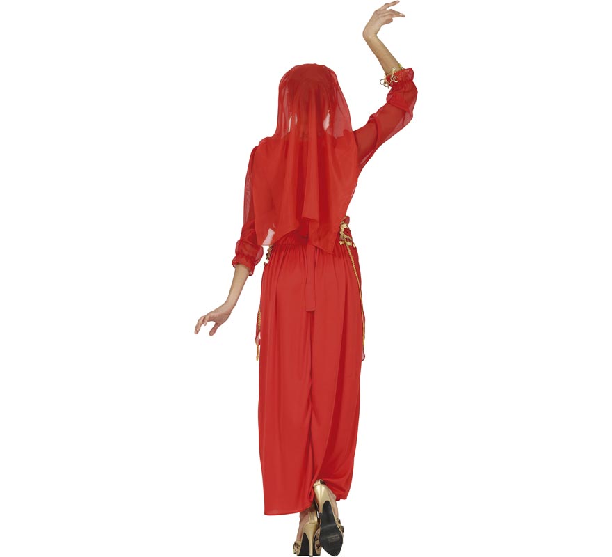 Fato hindu vermelho para mulheres-B