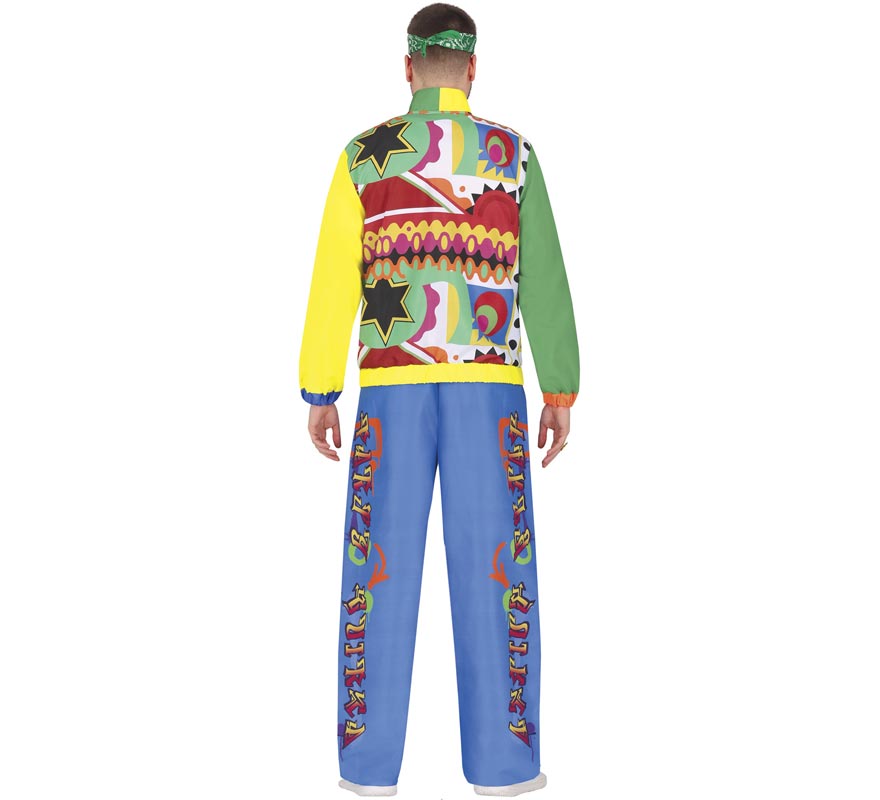 Fato masculina de hip hop dos anos 80-B