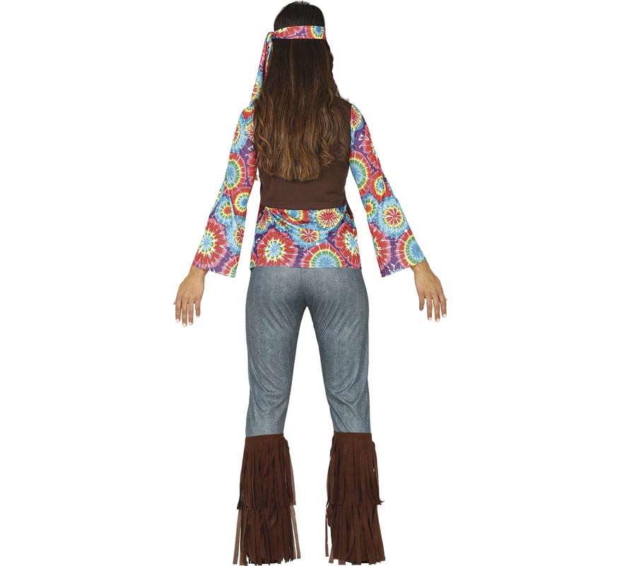 Fato de hippie com colete para mulher-B