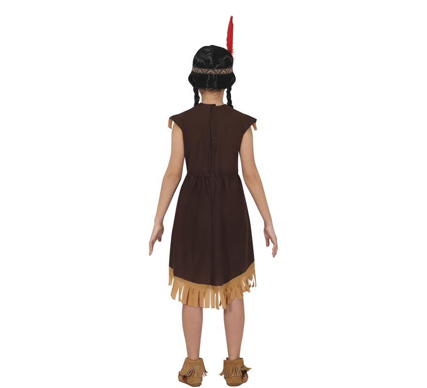 Fato de India marrom escuro para meninas-B