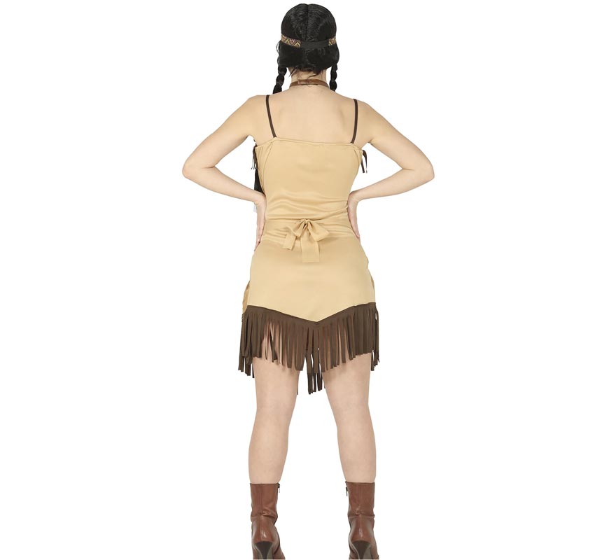 Fato de Miwok indiano para mulher-B