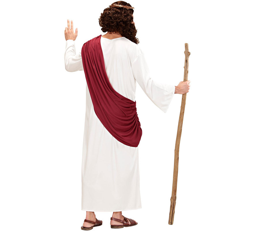 Costume of Jesus The Messiah or Prophet with cane for men-B