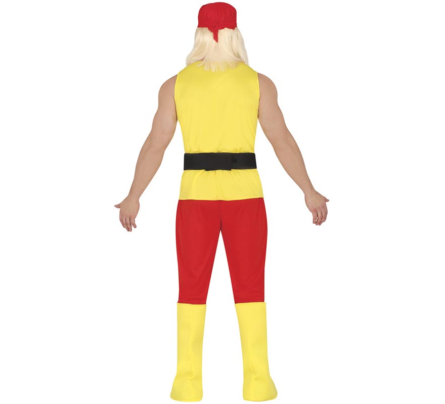 Yellow Wrestling Costume for Men-B