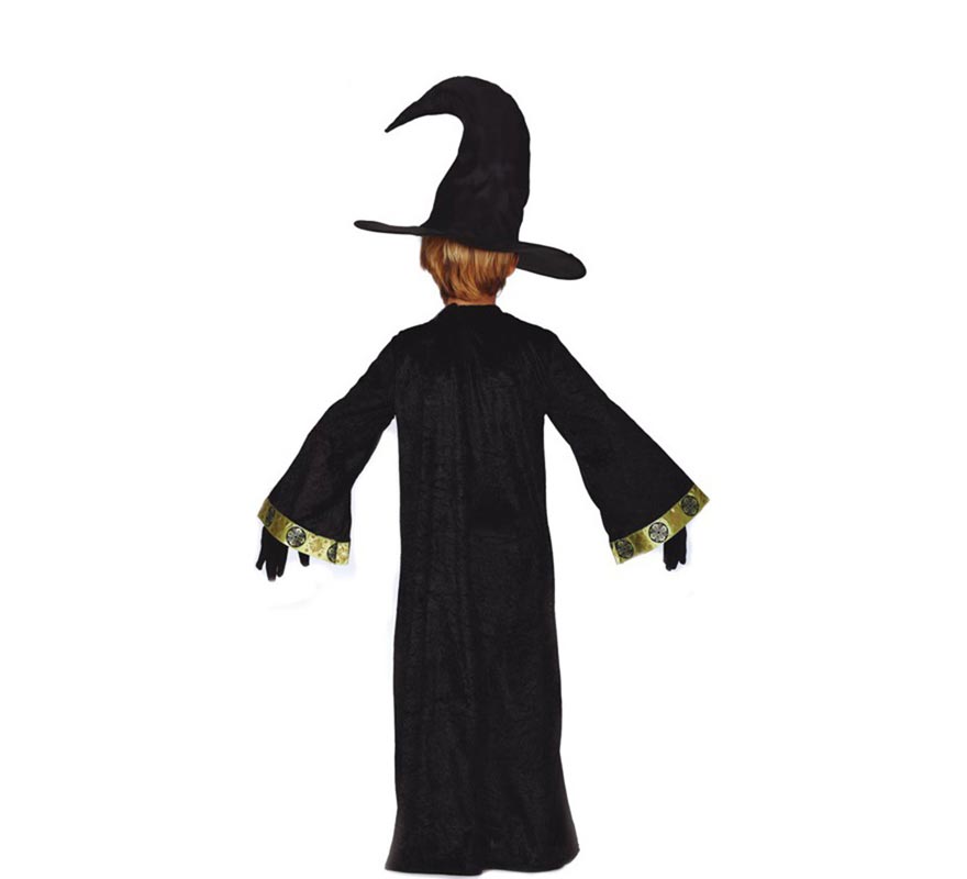 Black and green wizard costume for children-B
