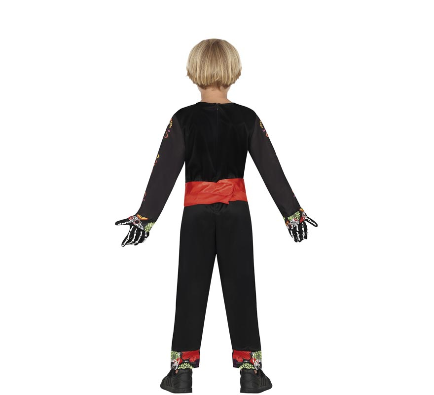 Mariachi Skeleton Costume for Kids-B