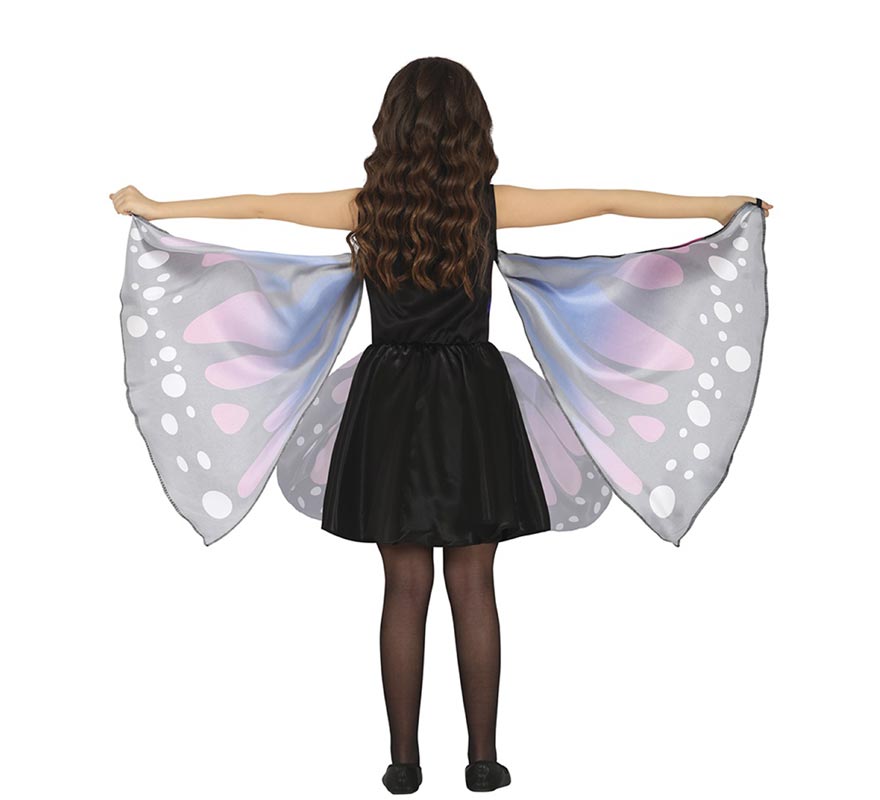 Fato de borboleta roxa para menina-B