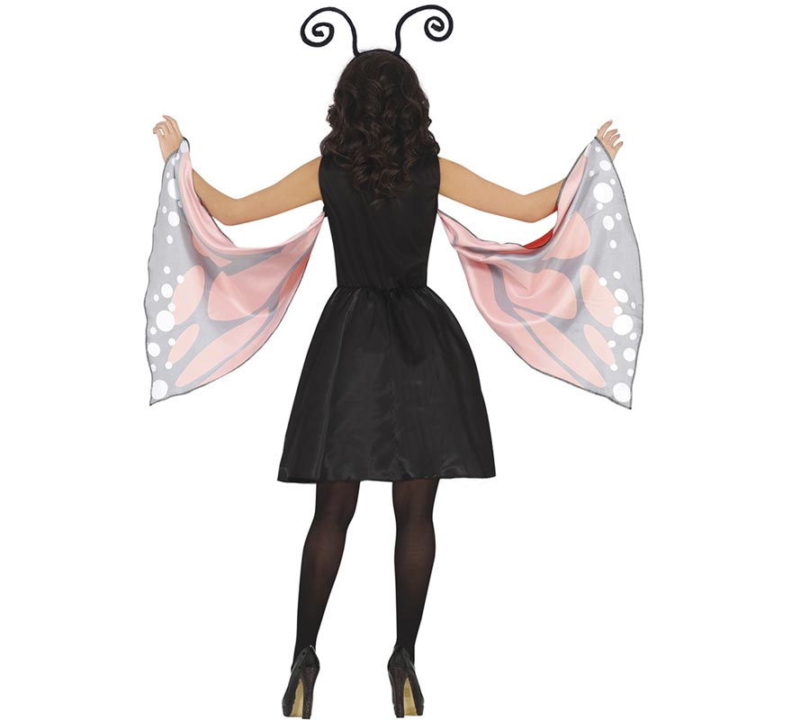 Fato de borboleta laranja para mulher-B