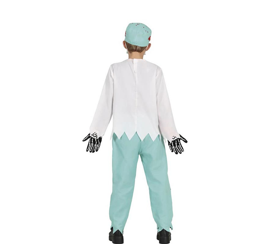 Zombie Skeleton Doctor Costume for Kids-B