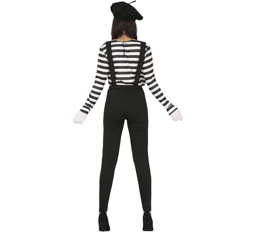 Fato de mímica parisiense para mulheres-B