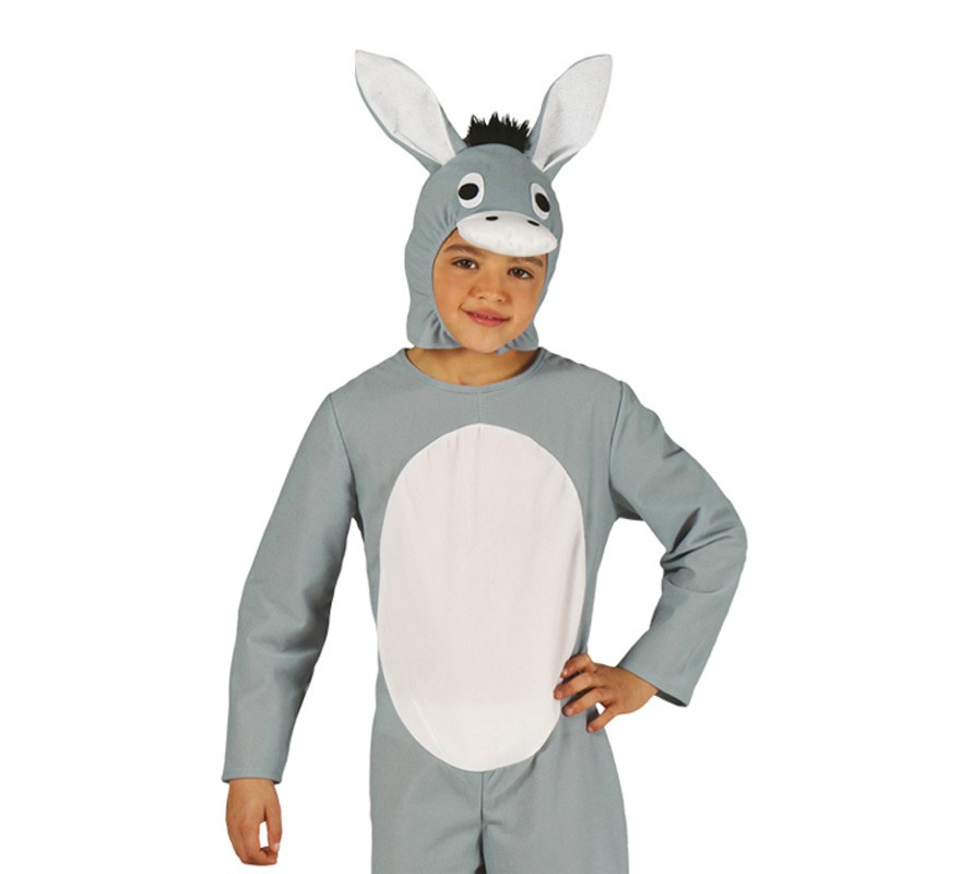 Fato de mula cinza para crianças-B
