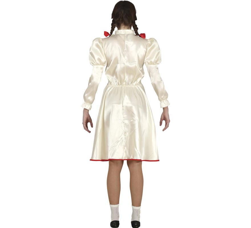 Haunted Doll costume with bows for teenagers-B