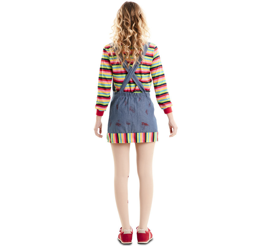 Fato de boneca possuída com saia para mulher-B