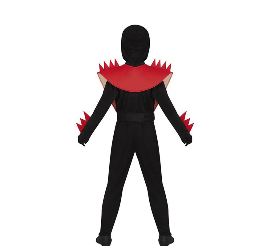 Red and black Cobra Ninja costume for children-B