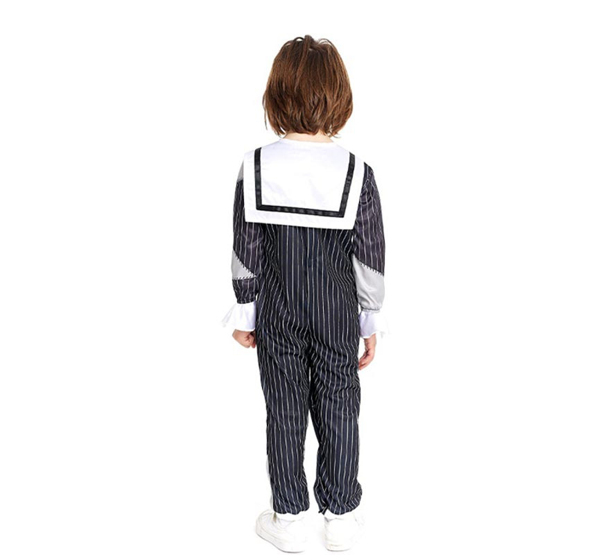 Striped Spooky Boy Costume for Baby and Toddler-B