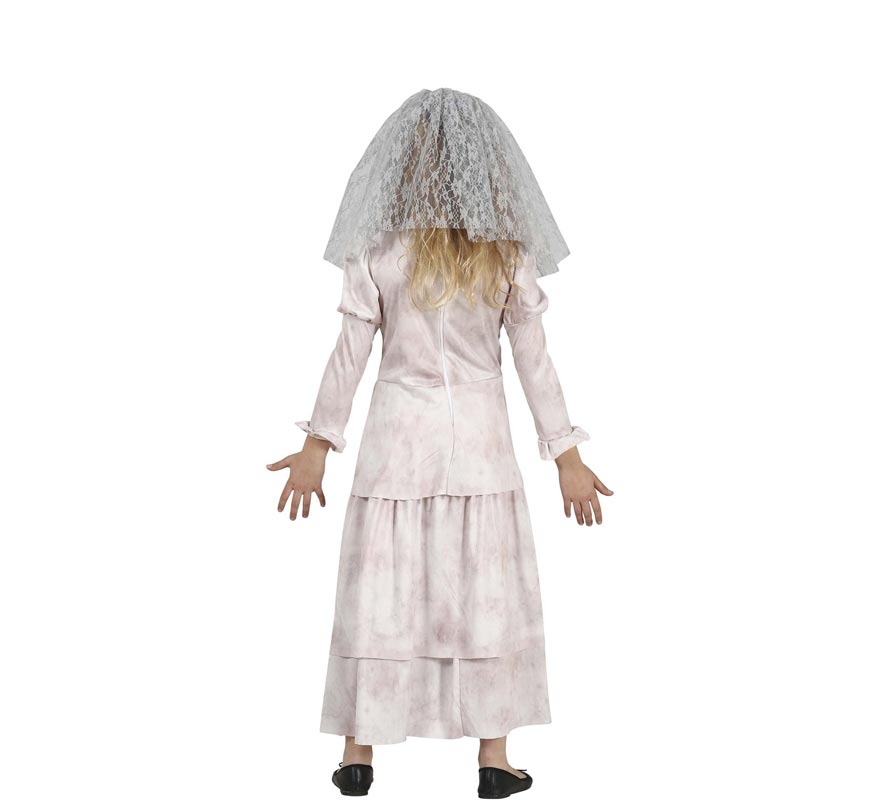 Sad Ghost Bride Costume for Girls-B
