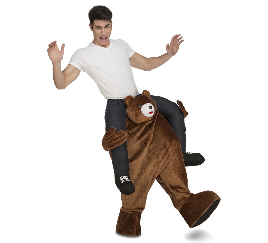 Bear on shoulders costume for adults-B