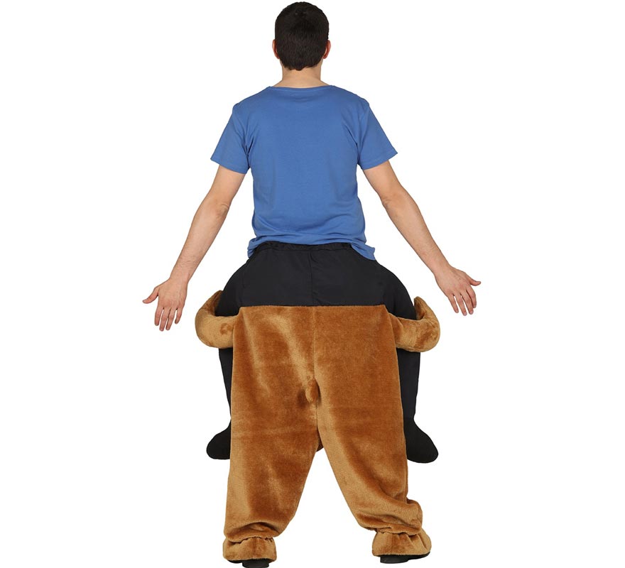 Fato de Ombros de Urso Castanho para Adulto-B