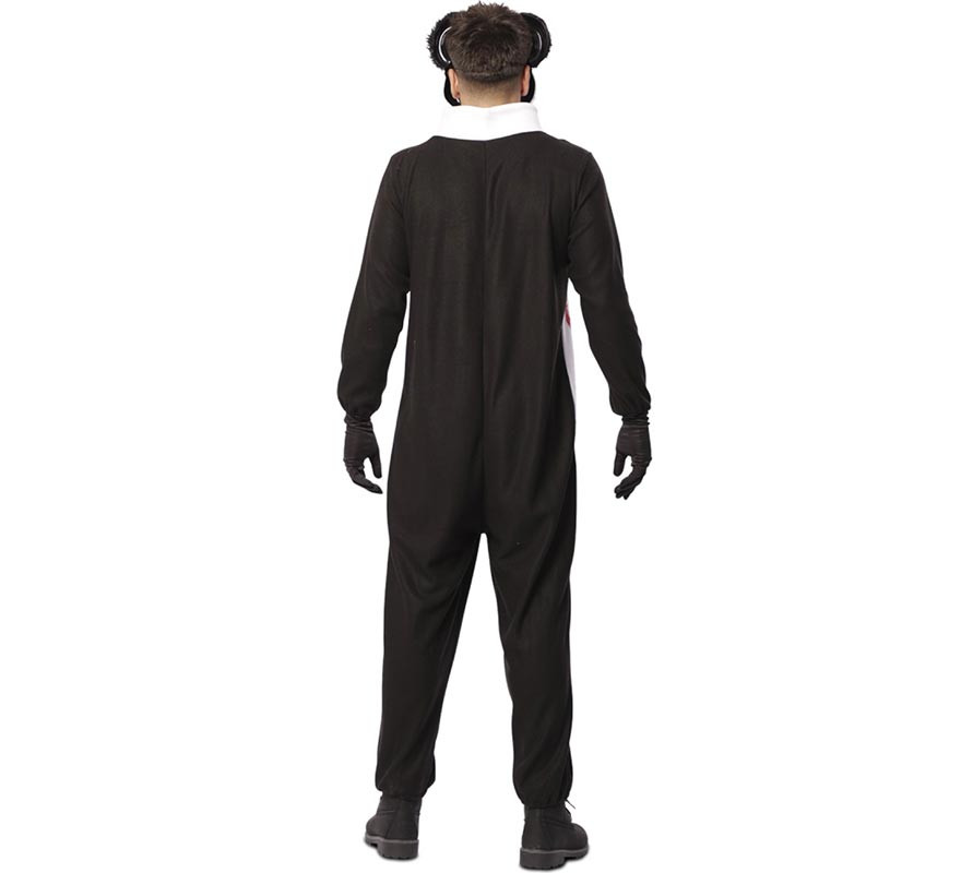 Fato de panda zumbi masculino-B