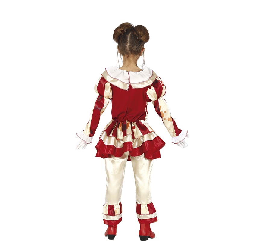 Striped Clown Costume for Girl-B