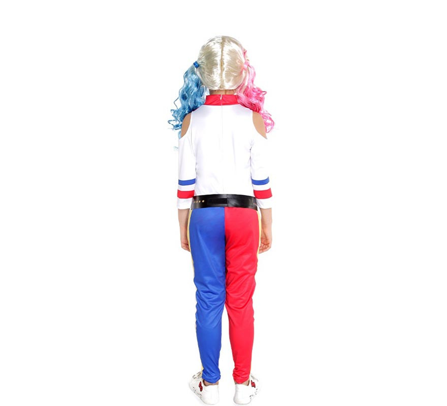 Long Conflicting Clown Costume for Girl-B