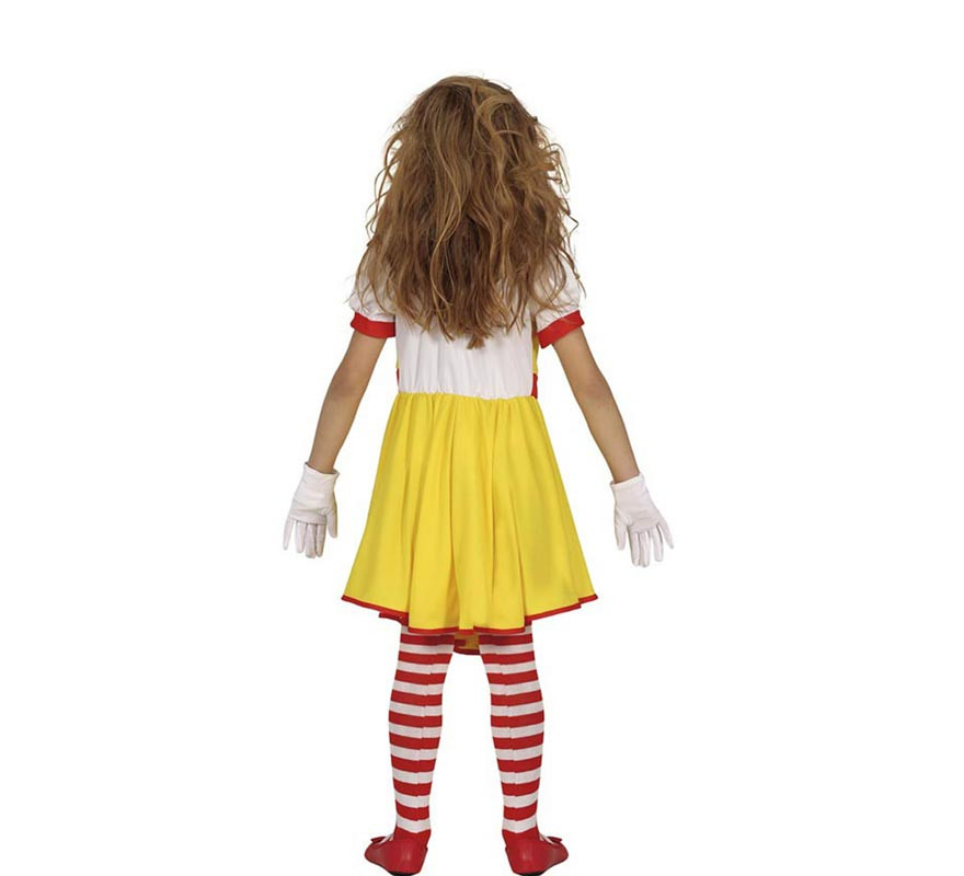 Killer Burger Clown Costume for Girls-B