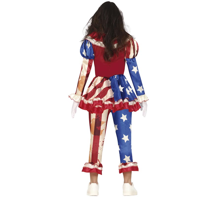 Teenage Bloody Patriot Clown Costume-B