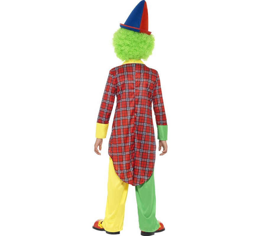 Checkered Clown Costume for Boys-B