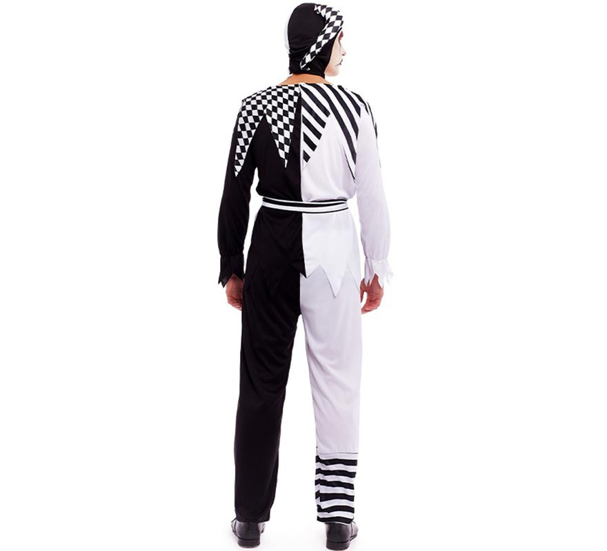 Fato de palhaço arlequim para homem-B