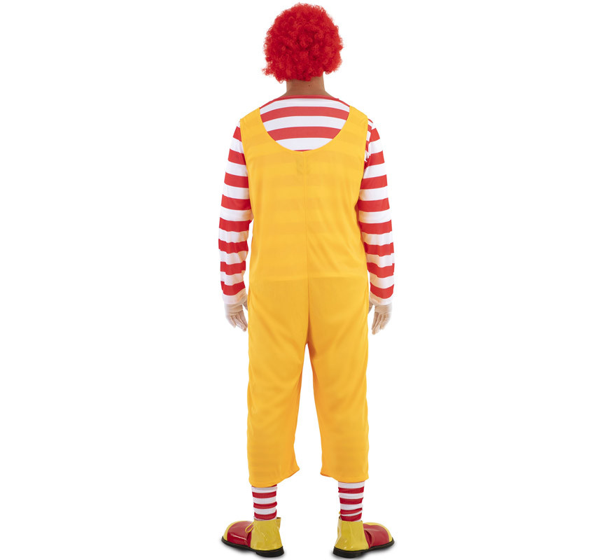 Men's Hamburger Clown Costume-B