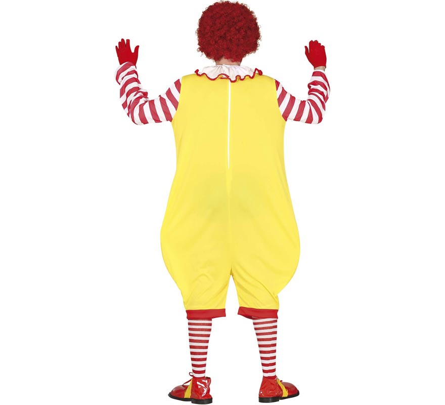 Vile Hamburger Clown Costume for Men-B