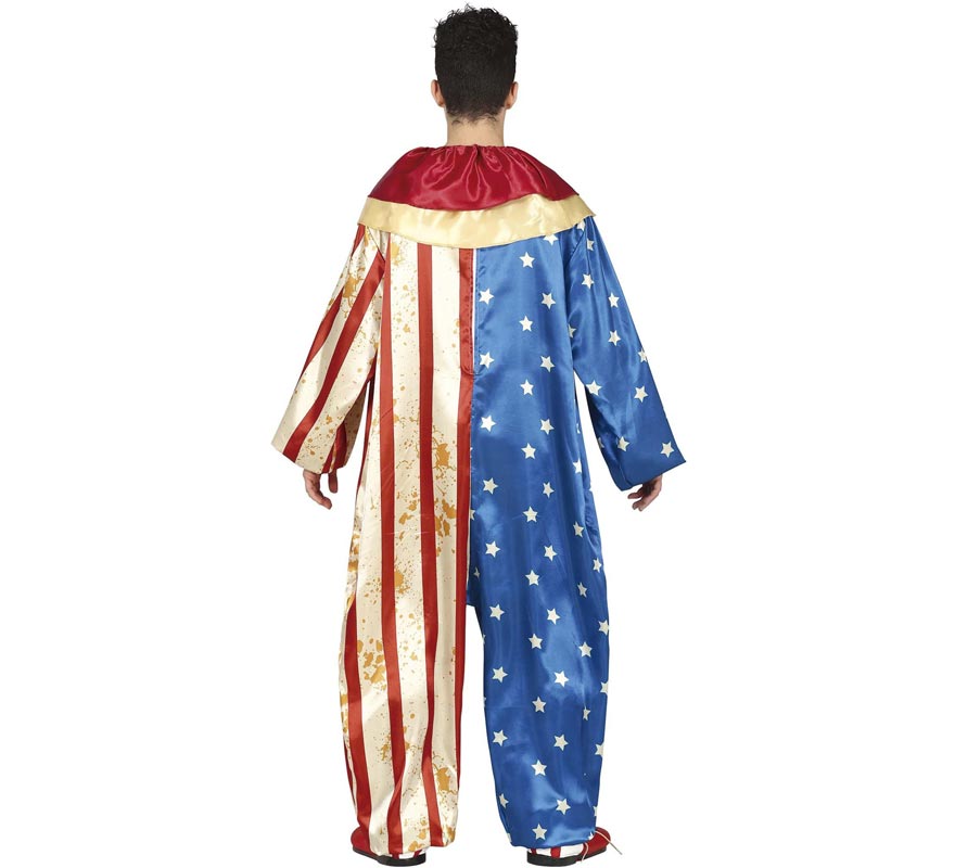 Fato de Palhaço Patriota Malvado Adolescente-B