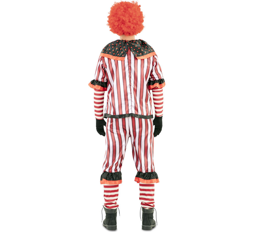 Red Bloody Clown Costume for Men-B