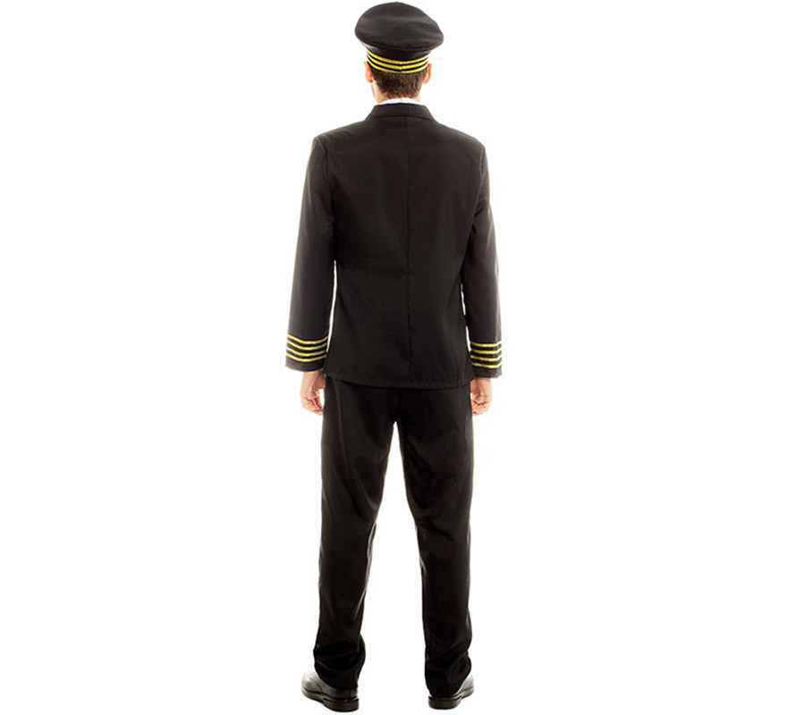 Flight Captain Pilot Costume for Men-B