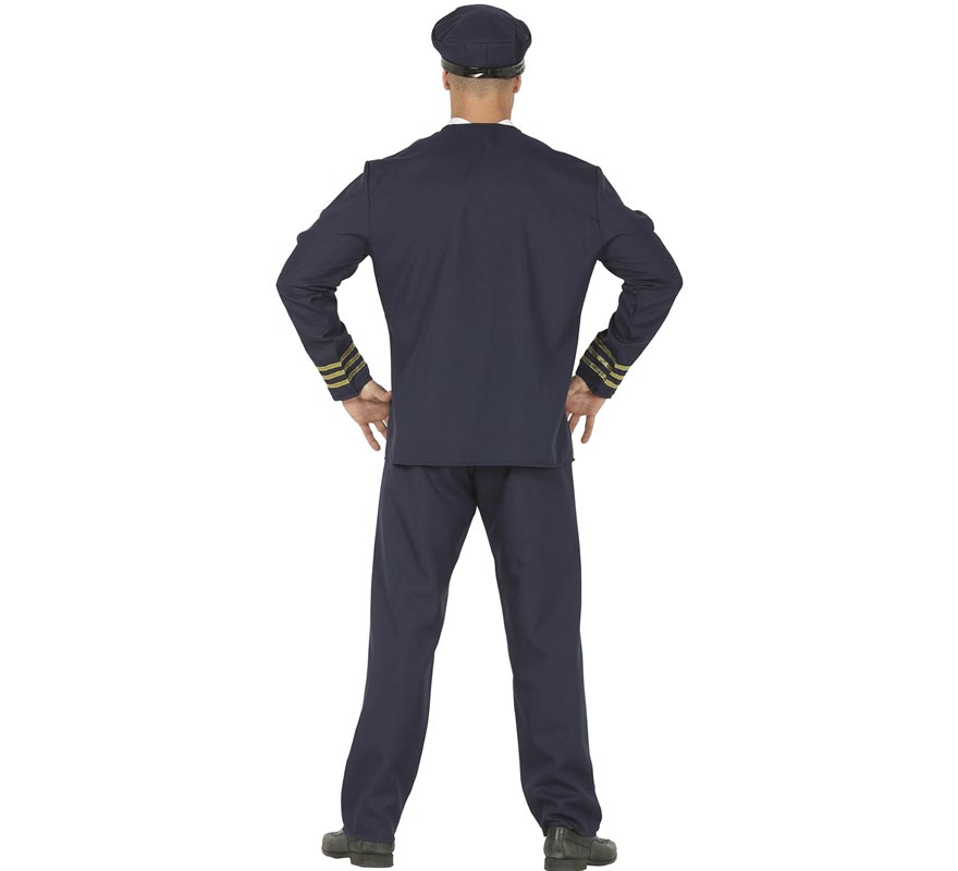 Fato de piloto de avião para homem-B