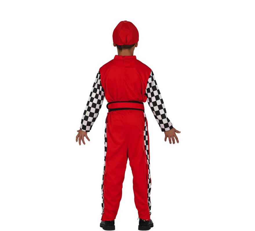 Fato de piloto de corrida para criança-B
