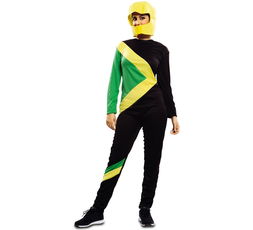 Jamaican Bobsleigh Sled Pilot Costume for Adults-B