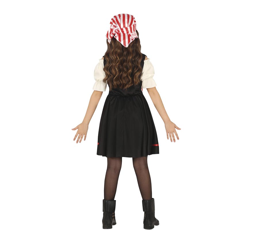 Fato de Corsário Pirata das Caraíbas para menina-B