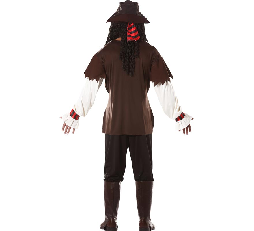 Fato de pirata das Caraíbas bonito para homem-B