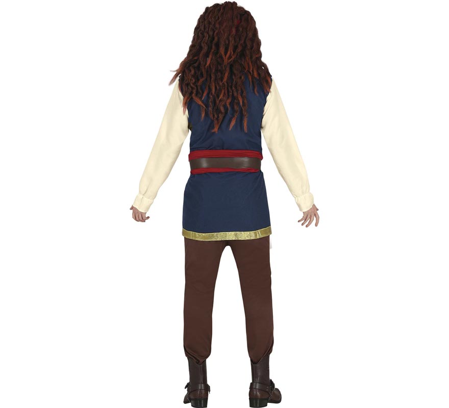 Fato de navegador pirata rebelde para homem-B