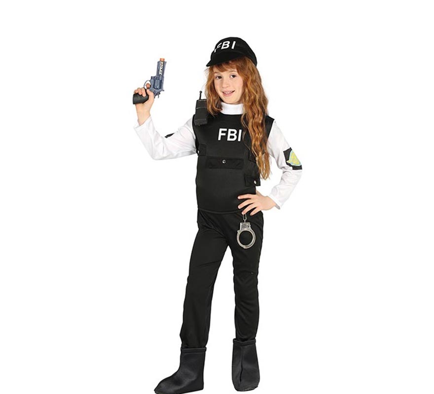 Fato de polícia do FBI para menino-B