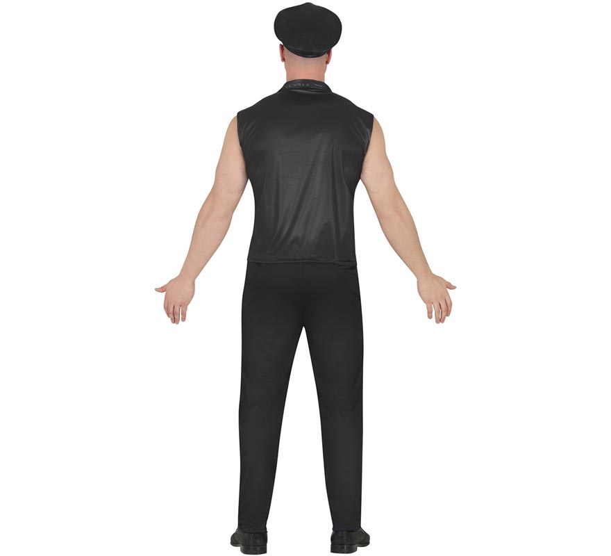 Fato de polícia de manga curta para homem-B