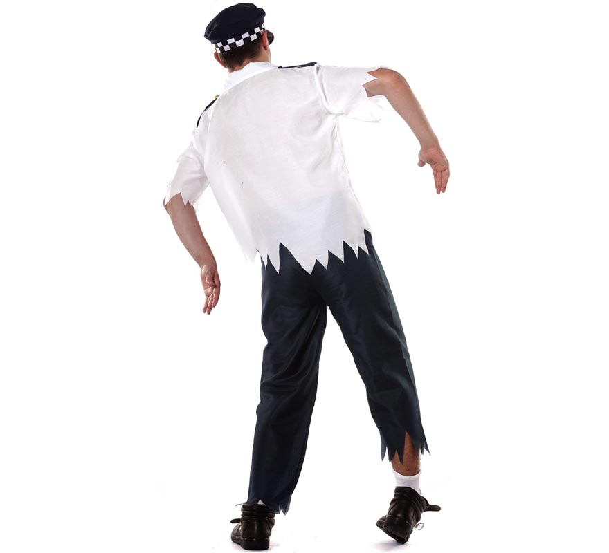 Fantasia de policial zumbi-B