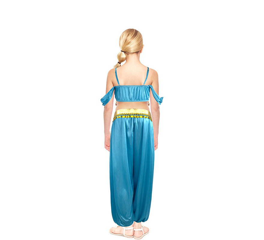 Blue Arabian Princess costume for girls-B