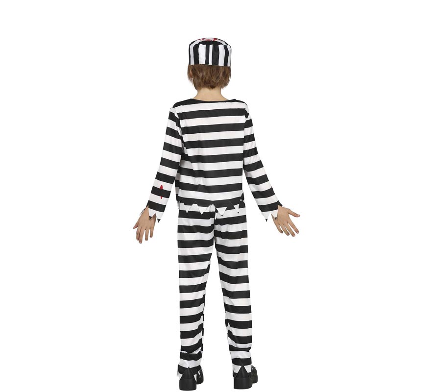 Fantasia de Prisioneiro Zumbi Infantil-B