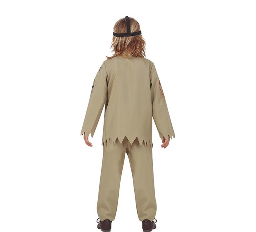 Fato de psicopata mascarada de menino-B