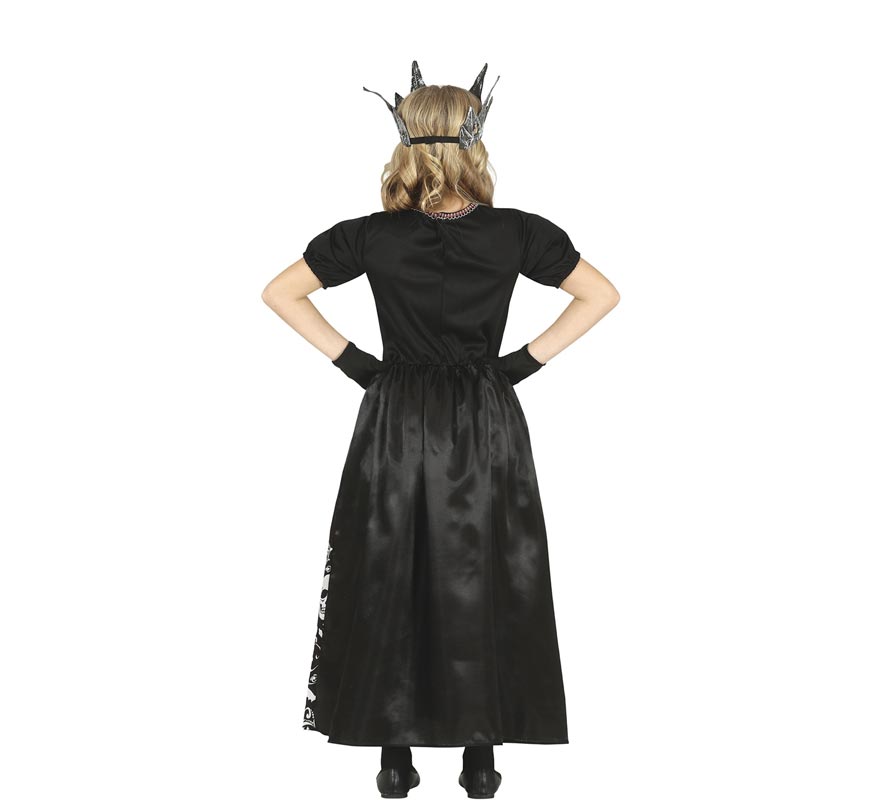 Fato de Dark Skull Queen para menina-B