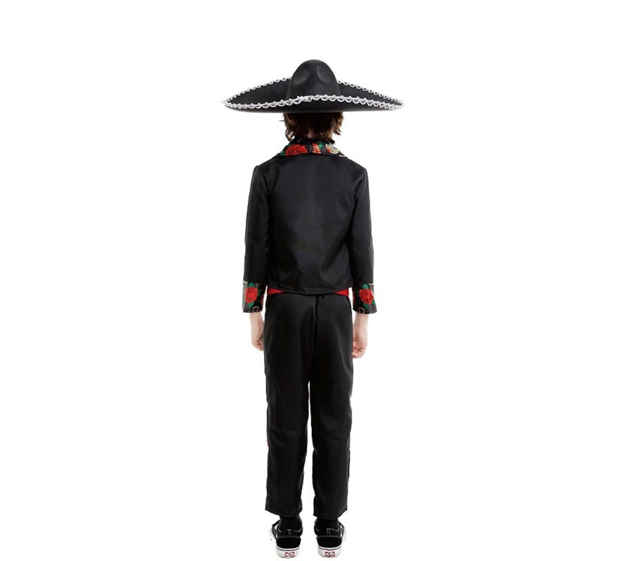 Fato de Dia dos Mortos de Señor Catrin para criança-B