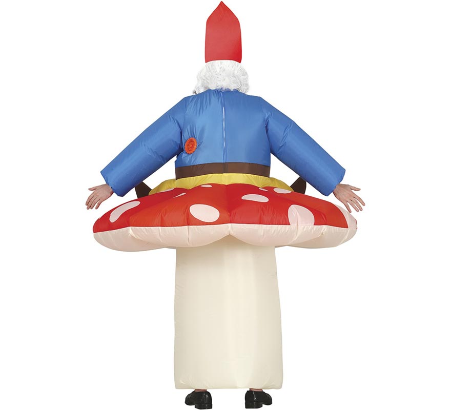 Inflatable Mushroom Costume with Dwarf for adults-B