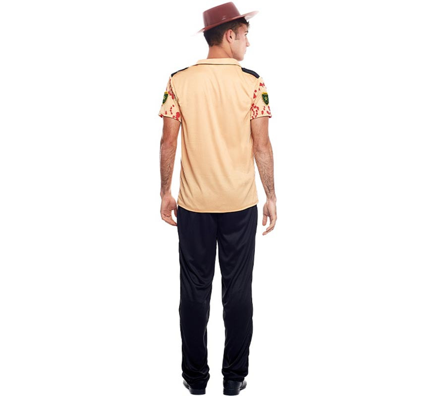 Zombie Sheriff Costume for Men-B