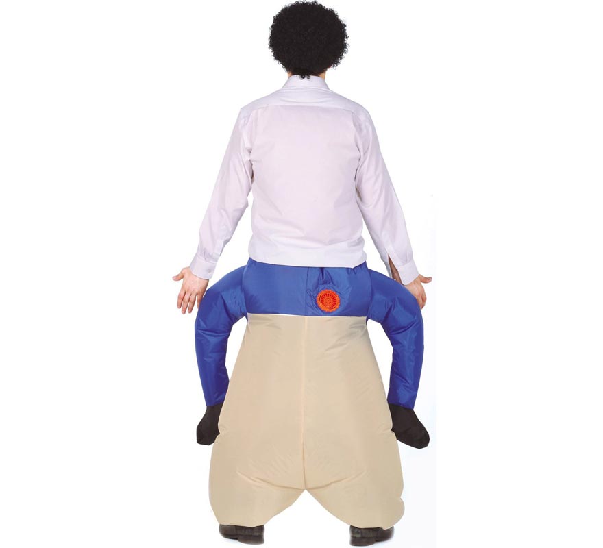 Fato de testículo inflável para homem-B